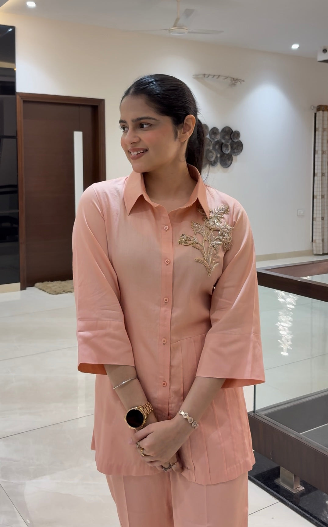 Peach Co-Ord Set