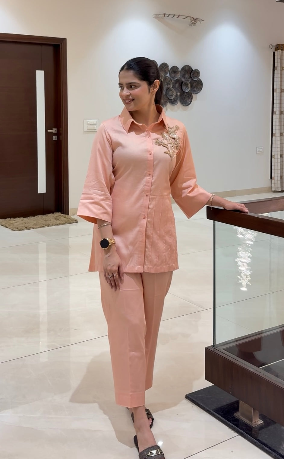Peach Co-Ord Set