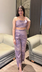 Lavender Aura 3-Piece Co-ord Set