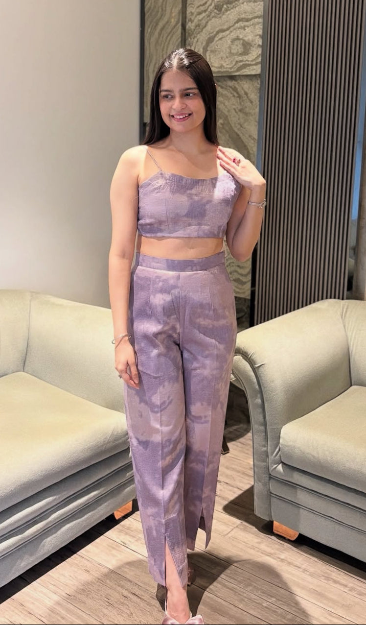 Lavender Aura 3-Piece Co-ord Set