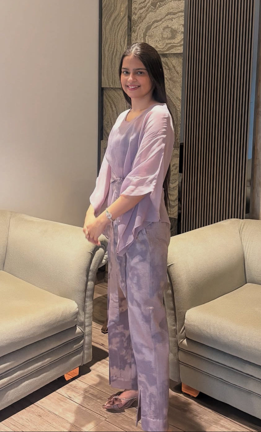 Lavender Aura 3-Piece Co-ord Set