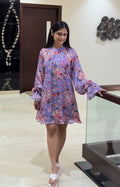 Lilac Floral Dress