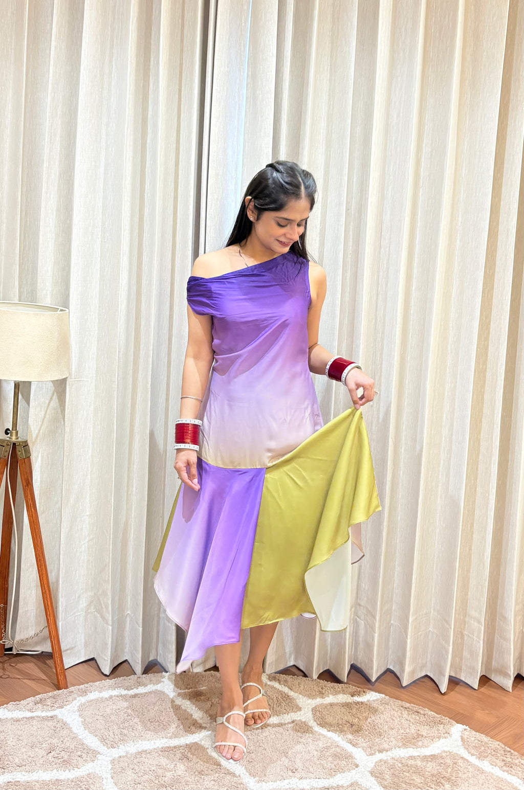 Ombré Asymmetrical Dress