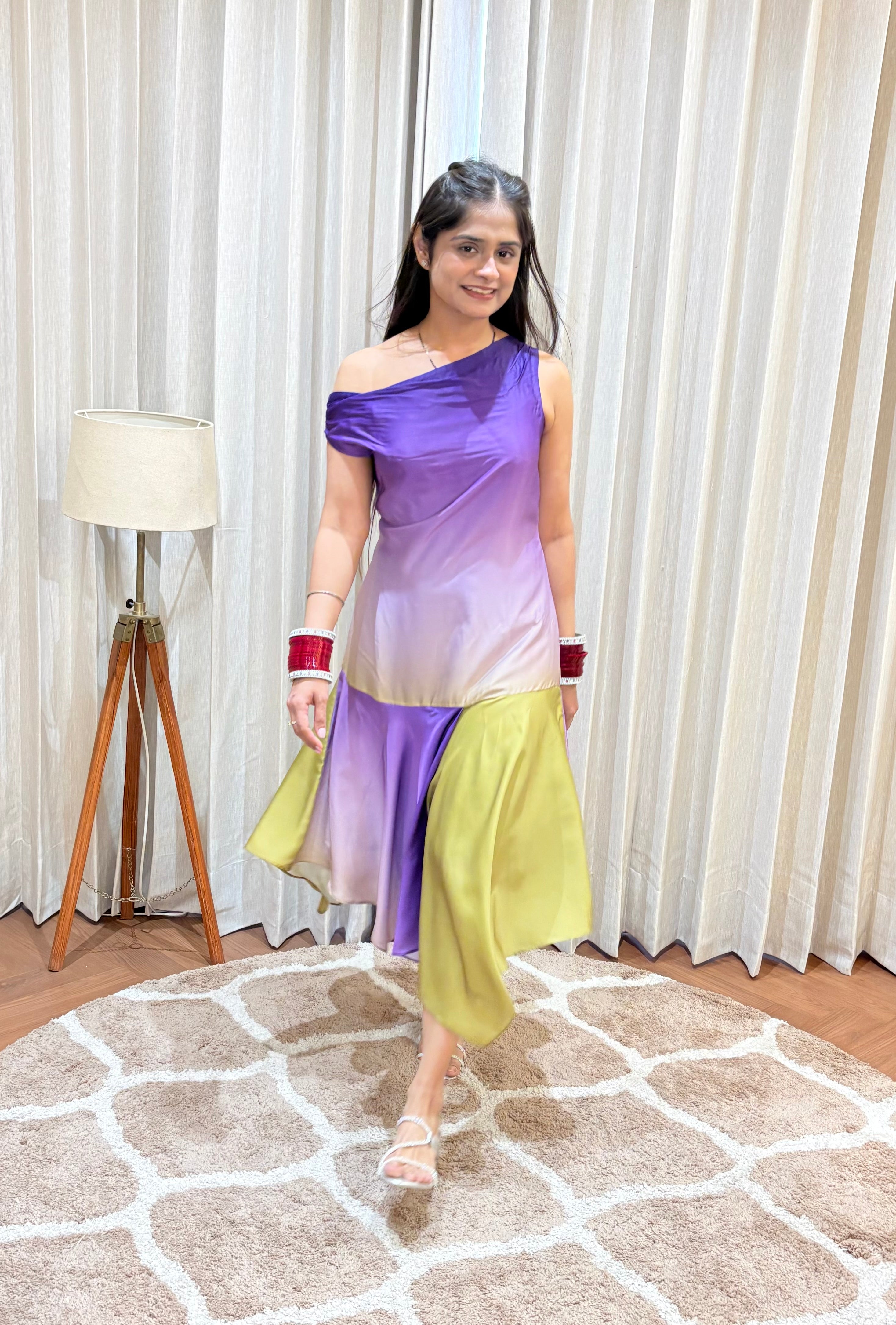 Ombré Asymmetrical Dress
