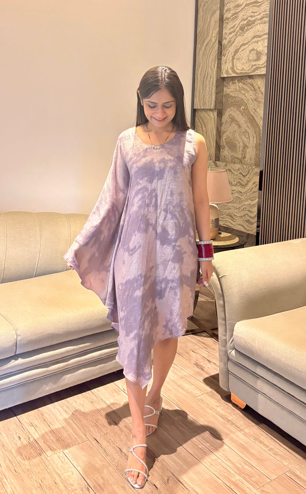 Lavender Mist Kaftan Dress