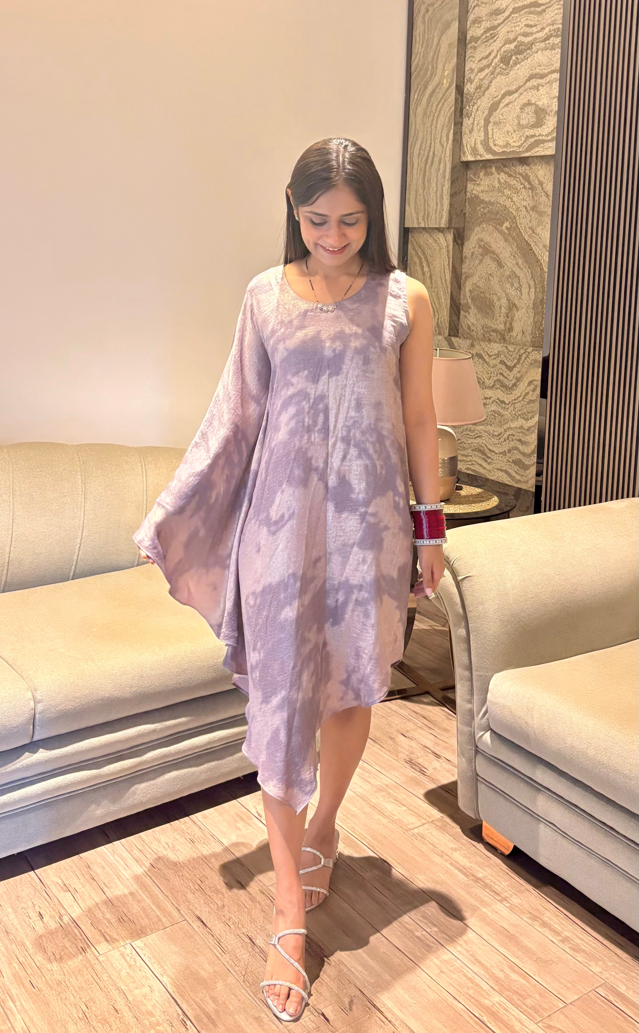 Lavender Mist Kaftan Dress